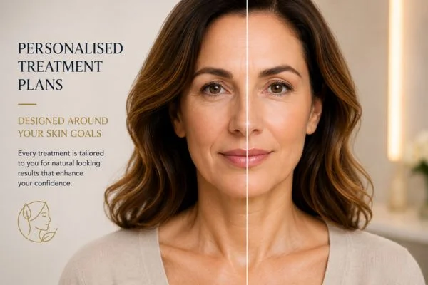 Before and after results of Collagen Lift Therapy Uttoxeter